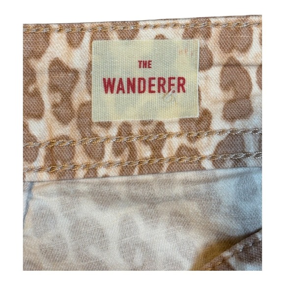 Anthropologie The Wanderer Leopard Print Cropped Pants Chic Women Size 31 - Picture 8 of 9